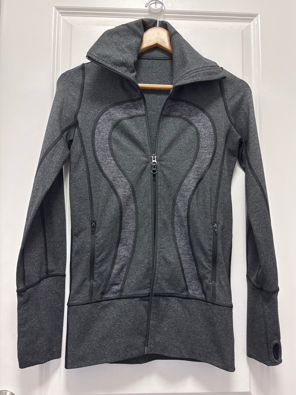 lululemon athletica Charcoal Gray Full-Zip Utility Jacket